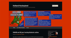 Desktop Screenshot of hollandhockeyland.nl