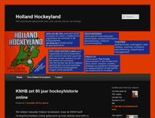 Tablet Screenshot of hollandhockeyland.nl